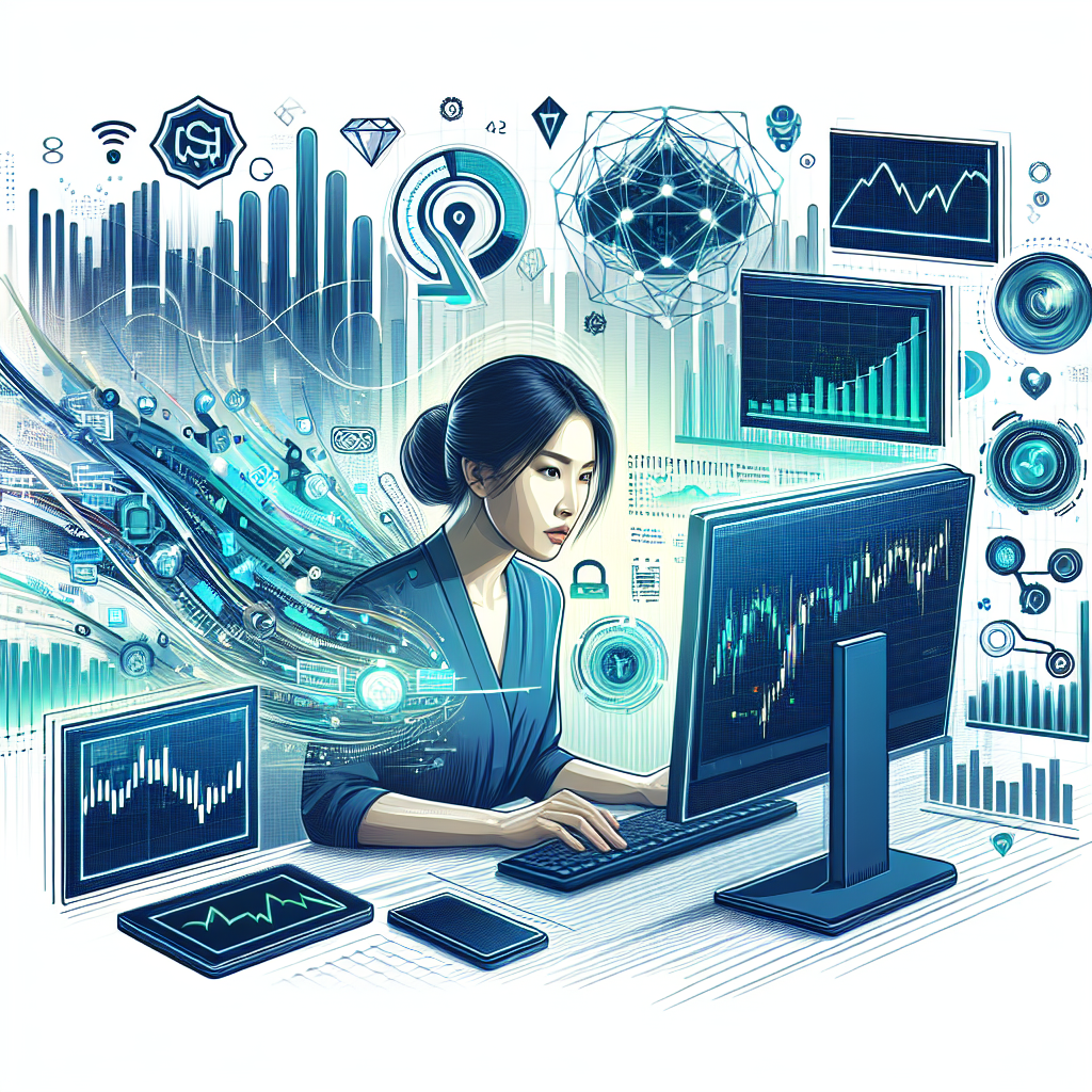 A clean, modern illustration depicting a digital trading environment with graphs, data streams, and machine learning symbols, symbolizing the integration of technology in trading algorithms.