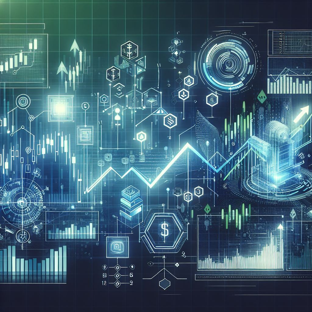 A clean and modern illustration depicting the concept of scalping strategies in finance using algorithms, featuring abstract representations of stock charts, algorithmic graphs, and trading robots in a sleek, minimalist design.